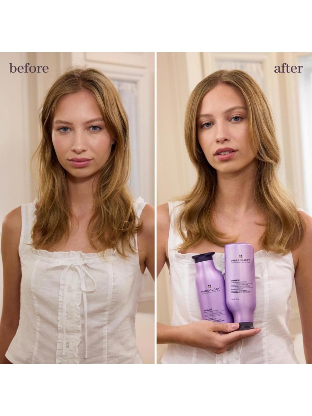 Pureology Hydrate Sheer Conditioner - Lavender Purple Bottle - Picture 10 of 12